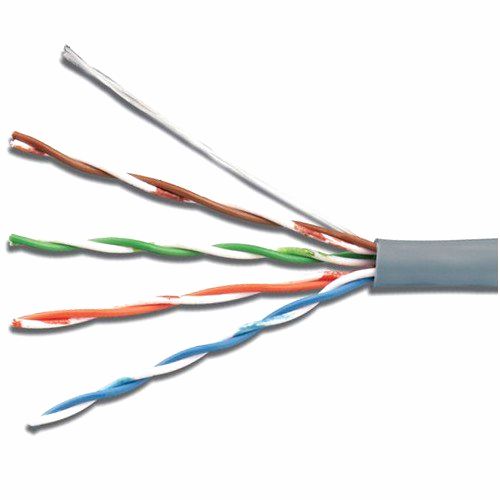 Кабель PLEXUS UTP 2PR 24AWG CCA CAT 5e, PVC (0.45) 305м