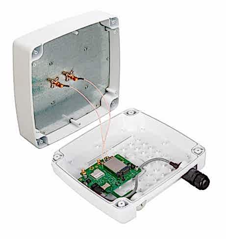 Роутер Kroks Rt-Ubx DS e6 со встроенным модемом Quectel LTE cat.6