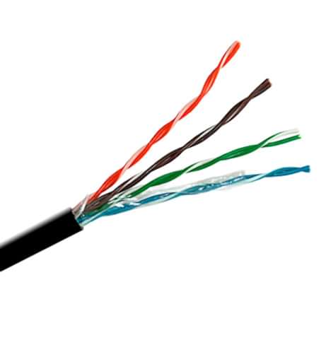Кабель DIVISAT (C) UTP 4PR 24AWG Cu CAT 5e, OUTDOOR (0.48) 305м