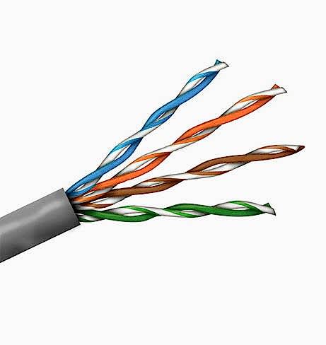 Кабель DIVISAT UTP 4PR 24AWG Cu CAT 5e, PVC (0.52) 305м