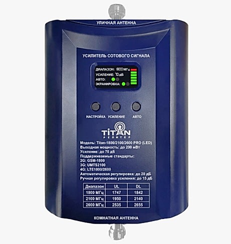 Репитер VEGATEL TN-1800/2100/2600 PRO