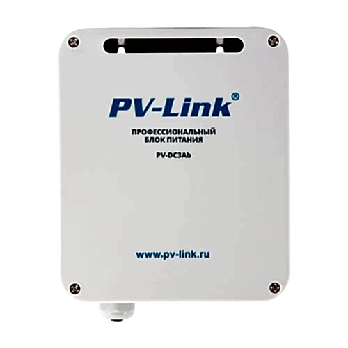 PV-DC3Ab без АКБ - Блок питания DC 12 В, 3 А, пластик. корпус на 1 АКБ, IP66
